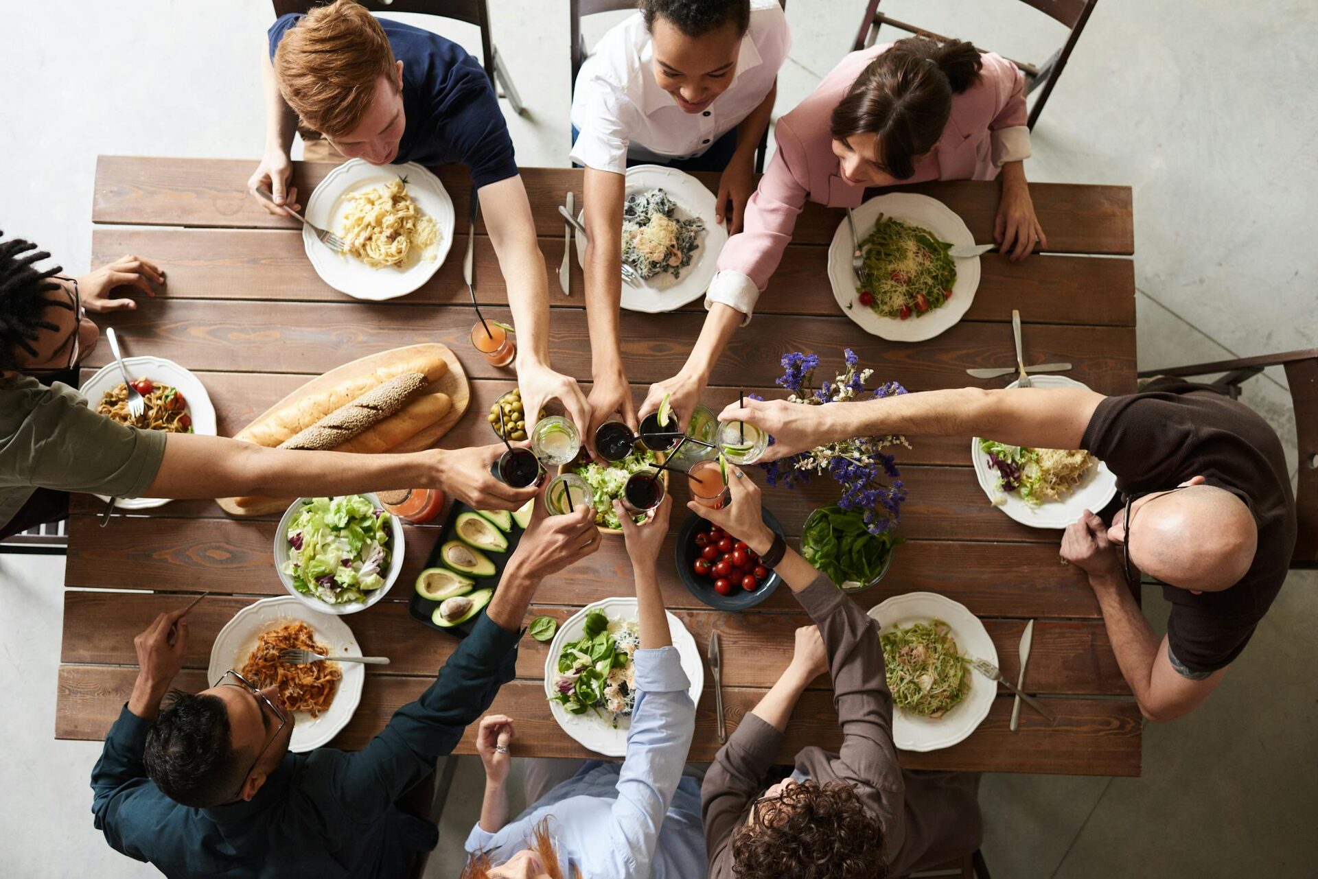 People enjoying food and travel experiences